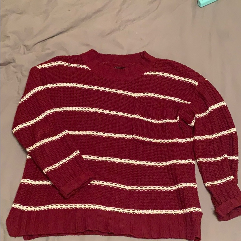 American Eagle striped sweater